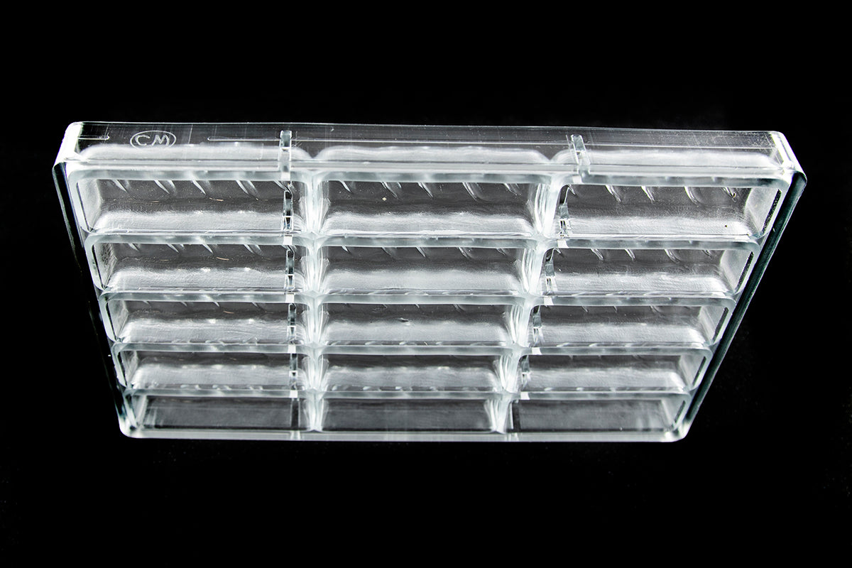 CW2363 - Chocolate World - Enrobed Bar Medium Polycarbonate Mould