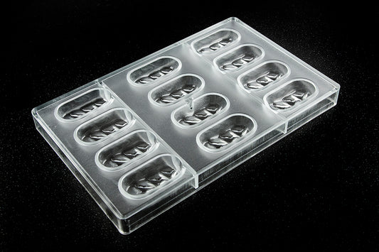 CW2364 - Chocolate World - Enrobed Bar Small Polycarbonate Mould