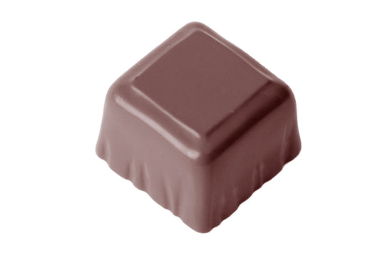 CW2368 - Chocolate World - Chocolate Cup Square Polycarbonate Mould