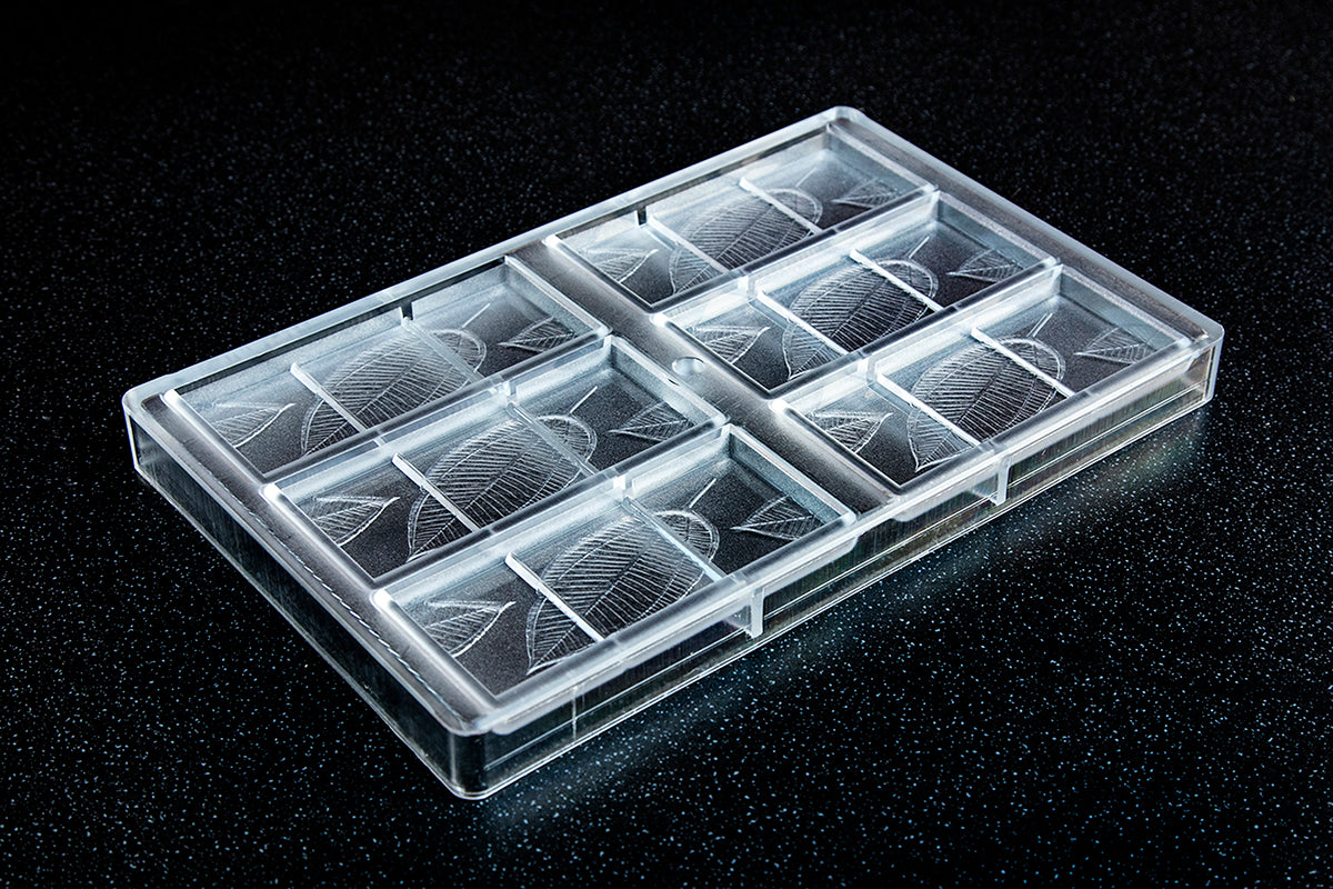 CW2433 - Chocolate World - Leaf Tablet 52 g Polycarbonate Mould