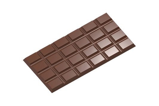 CW2438 - Chocolate World - Rectangle 70 g Tablet Polycarbonate Mould