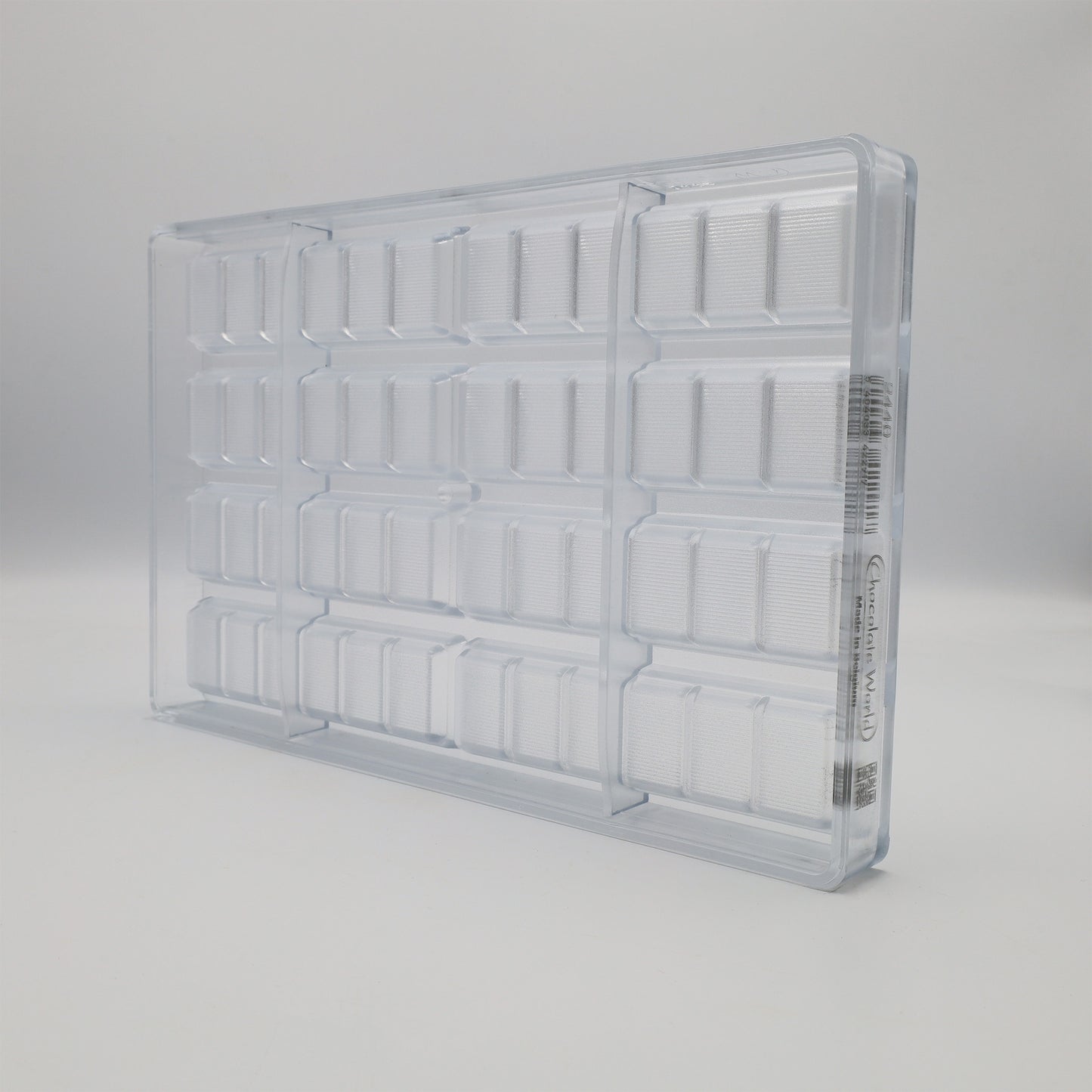 CW2440 - Chocolate World - Bar 6 Cubes Polycarbonate Mould