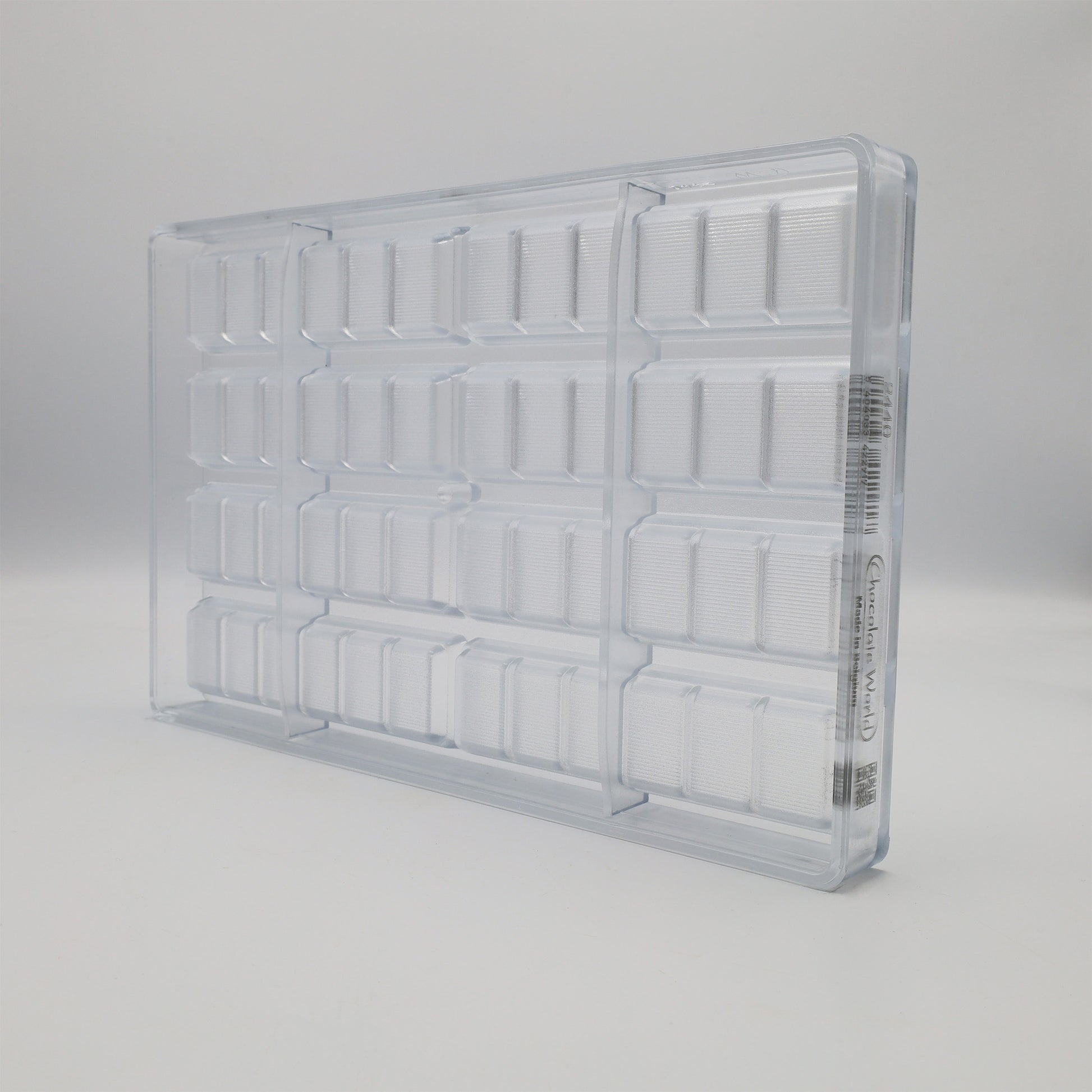 CW2440 - Chocolate World - Bar 6 Cubes Polycarbonate Mould