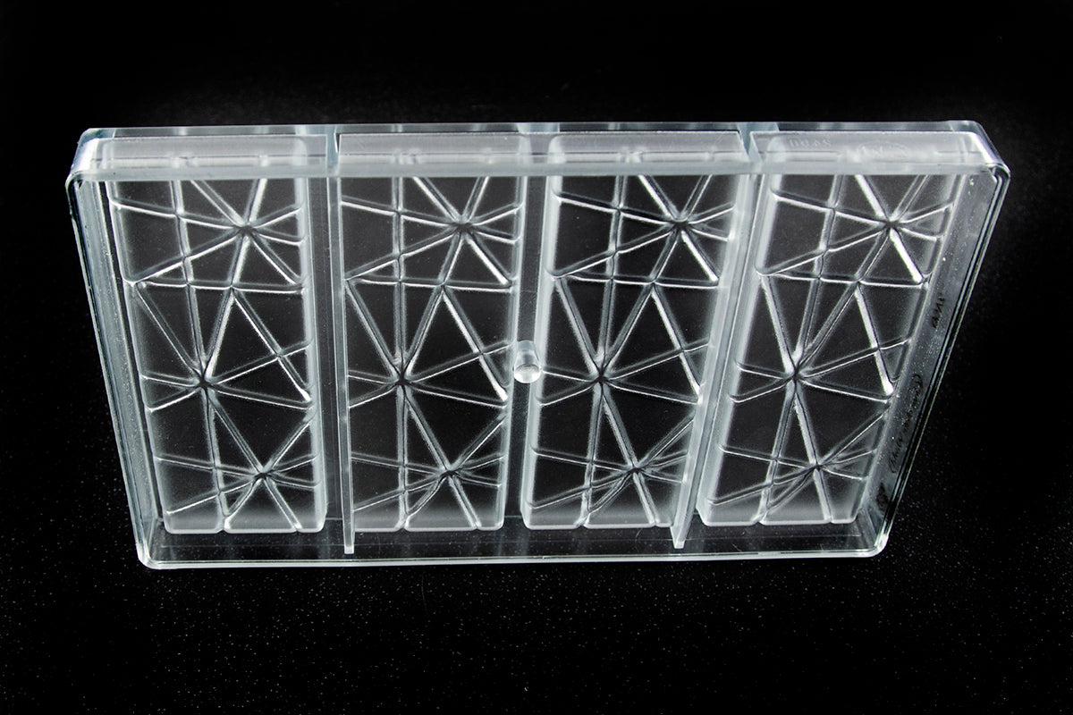 CW2450 - Chocolate World - Tablet With Stripes Polycarbonate Mould