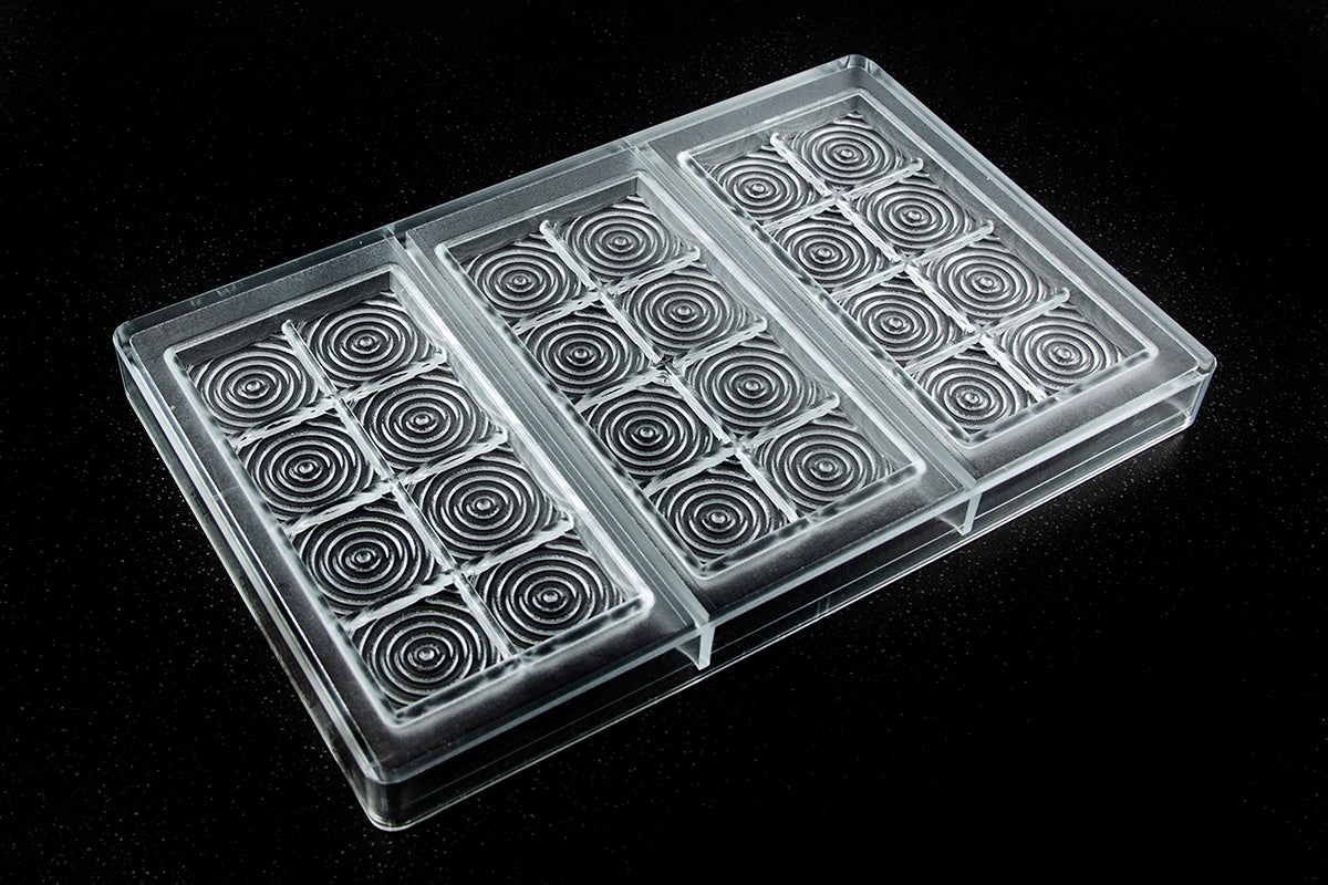 CW2451 - Chocolate World - "Hypnos" Chocolate Tablet Polycarbonate Mould