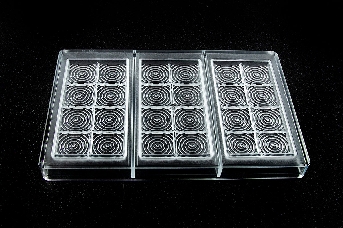 CW2451 - Chocolate World - "Hypnos" Chocolate Tablet Polycarbonate Mould