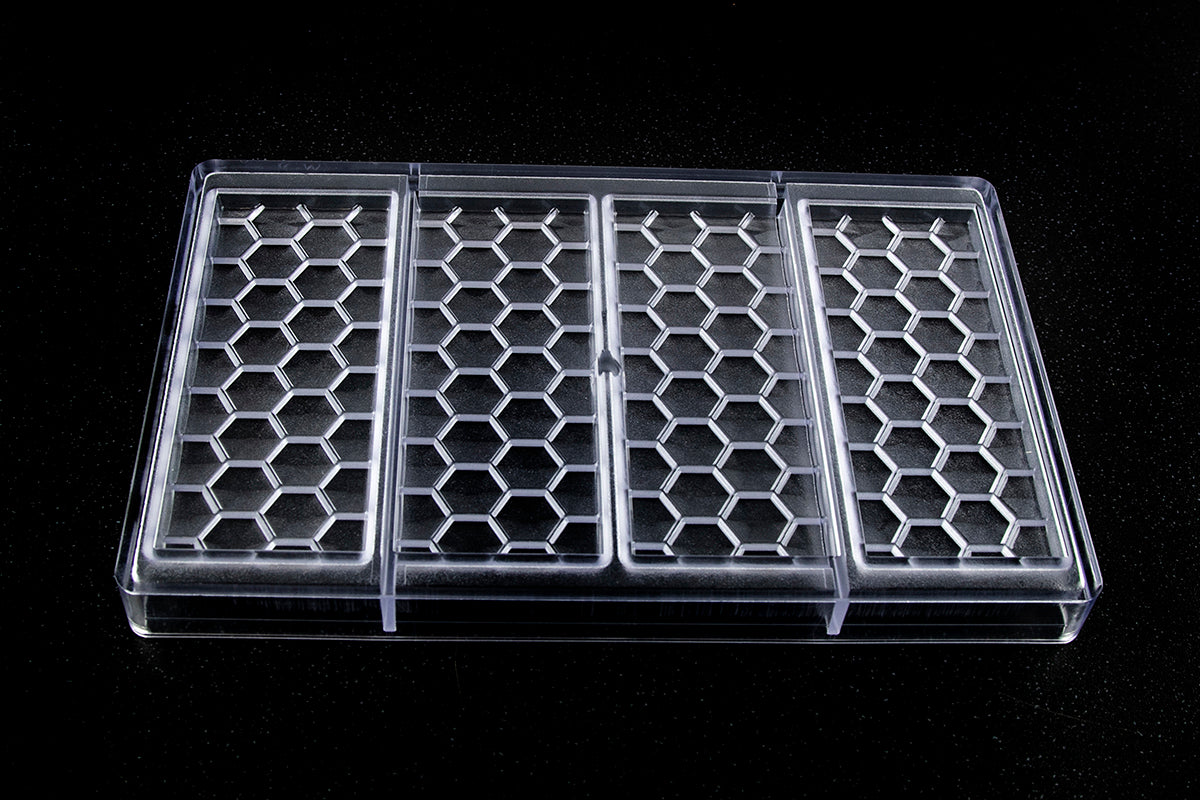 CW2454 - Chocolate World - Honeycomb Tablet Polycarbonate Mould