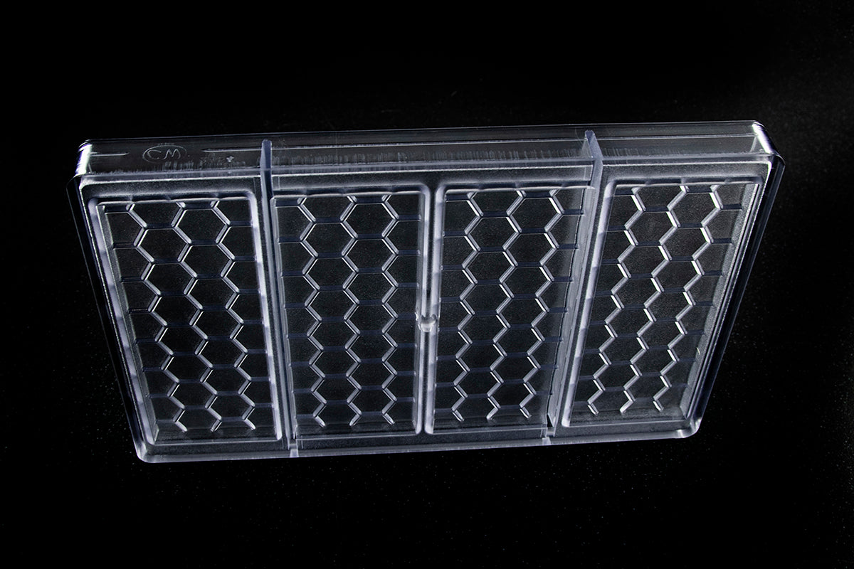 CW2454 - Chocolate World - Honeycomb Tablet Polycarbonate Mould
