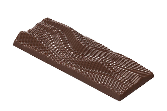 CW2459 - Chocolate World - Wind Waves Tablet Polycarbonate Mould