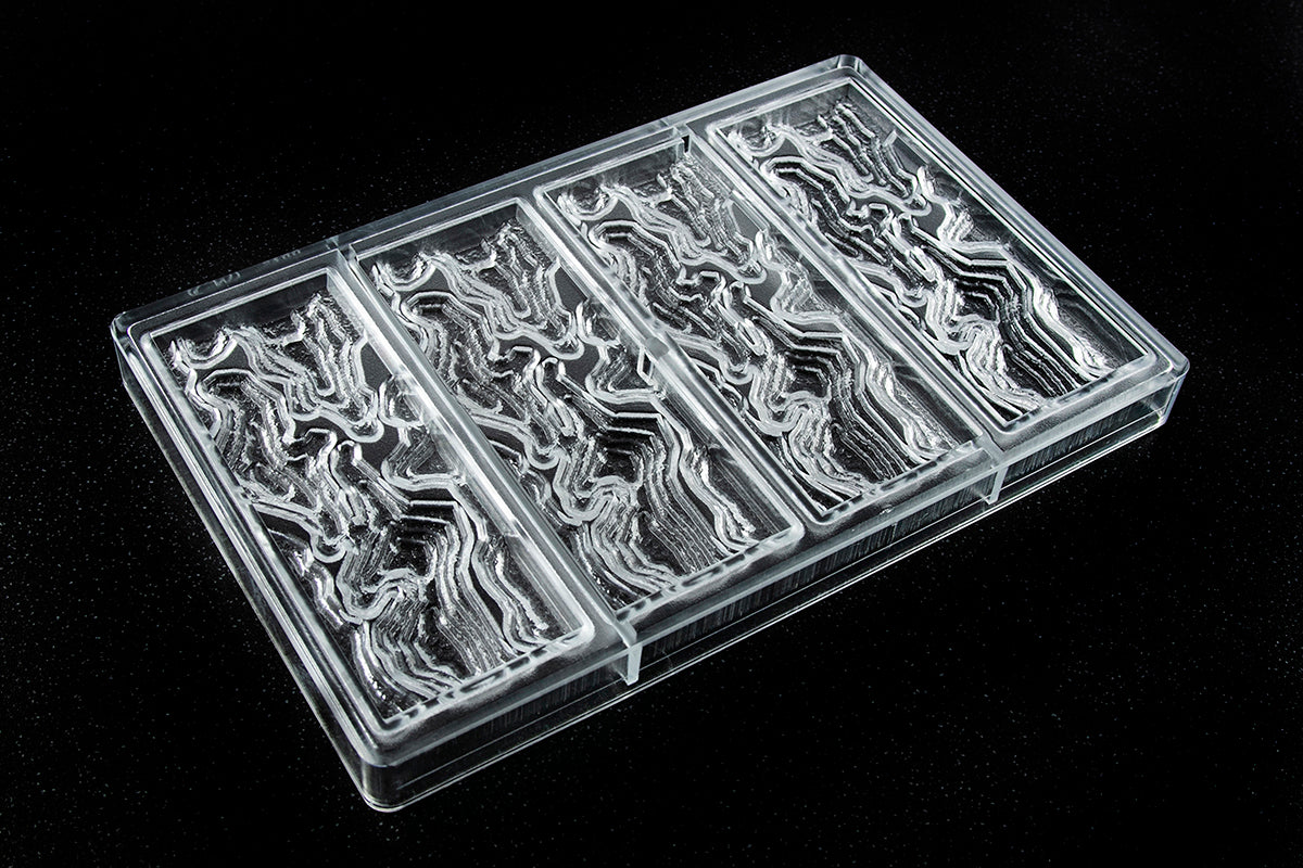 CW2460 - Chocolate World - Earth Topographic Tablet Polycarbonate Mould