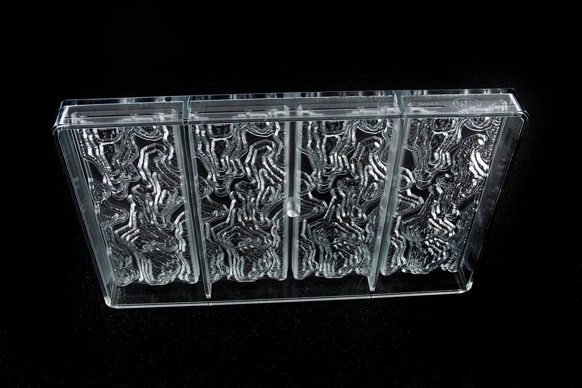 CW2460 - Chocolate World - Earth Topographic Tablet Polycarbonate Mould