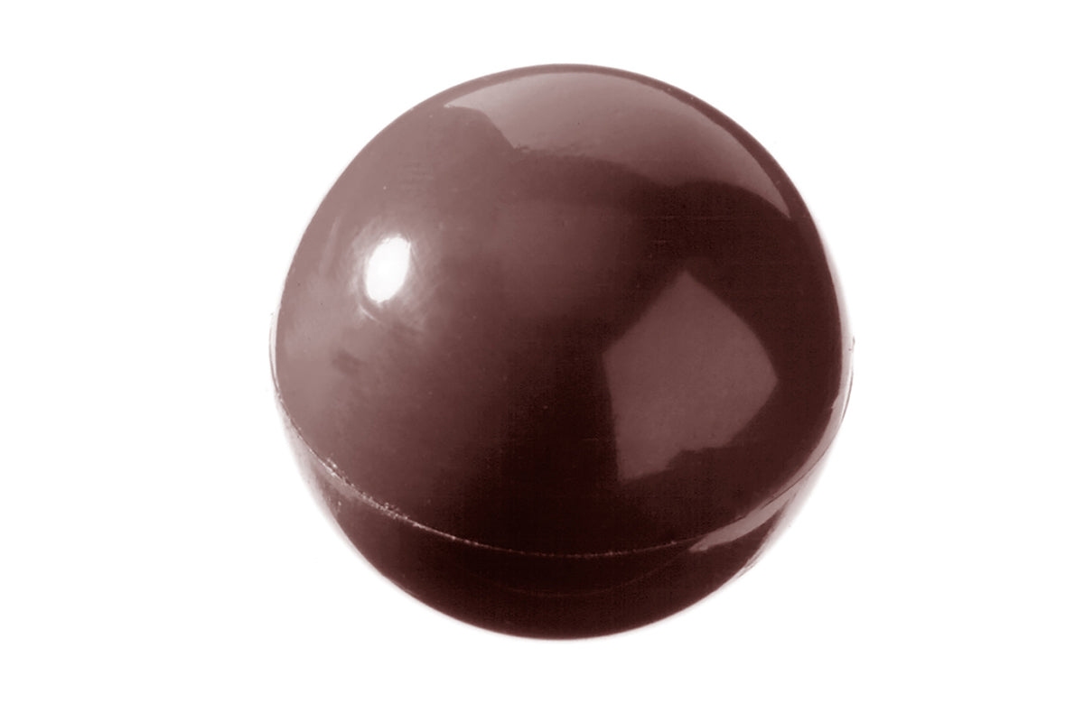 CW2467 - Chocolate World - Half Sphere Ø 30 mm Polycarbonate Mould
