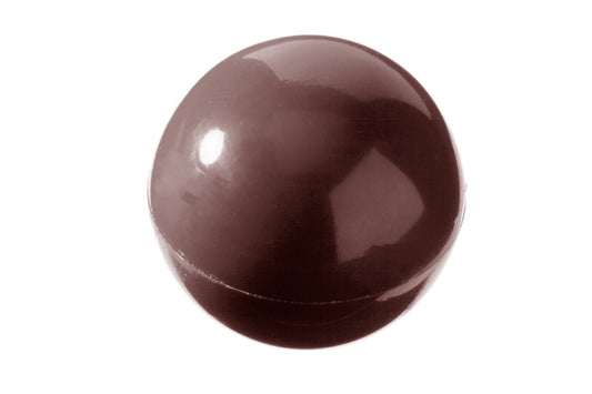 CW2467 - Chocolate World - Half Sphere Ø 30 mm Polycarbonate Mould
