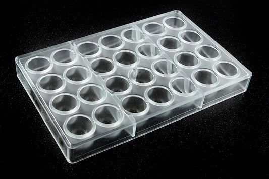 CW2472 - Chocolate World - Cone Ø 30 X 25 mm Polycarbonate Mould