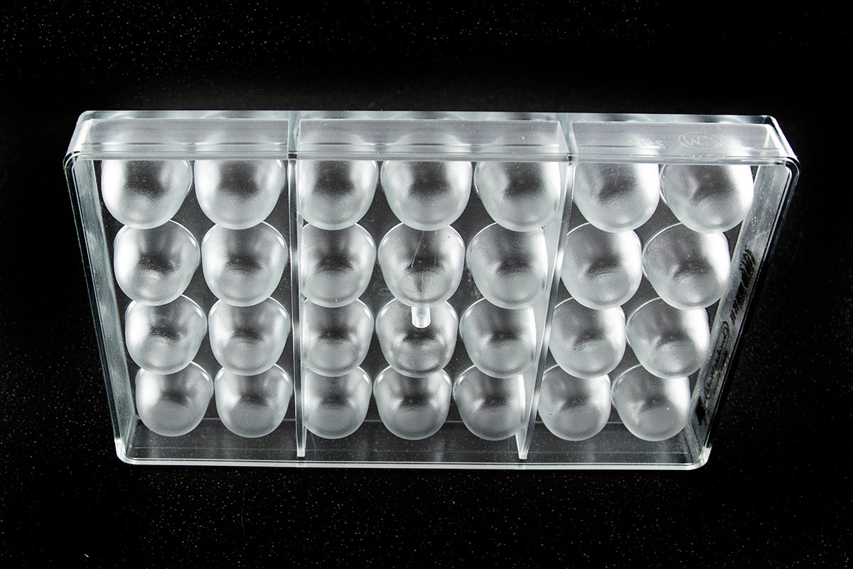 CW2472 - Chocolate World - Cone Ø 30 X 25 mm Polycarbonate Mould