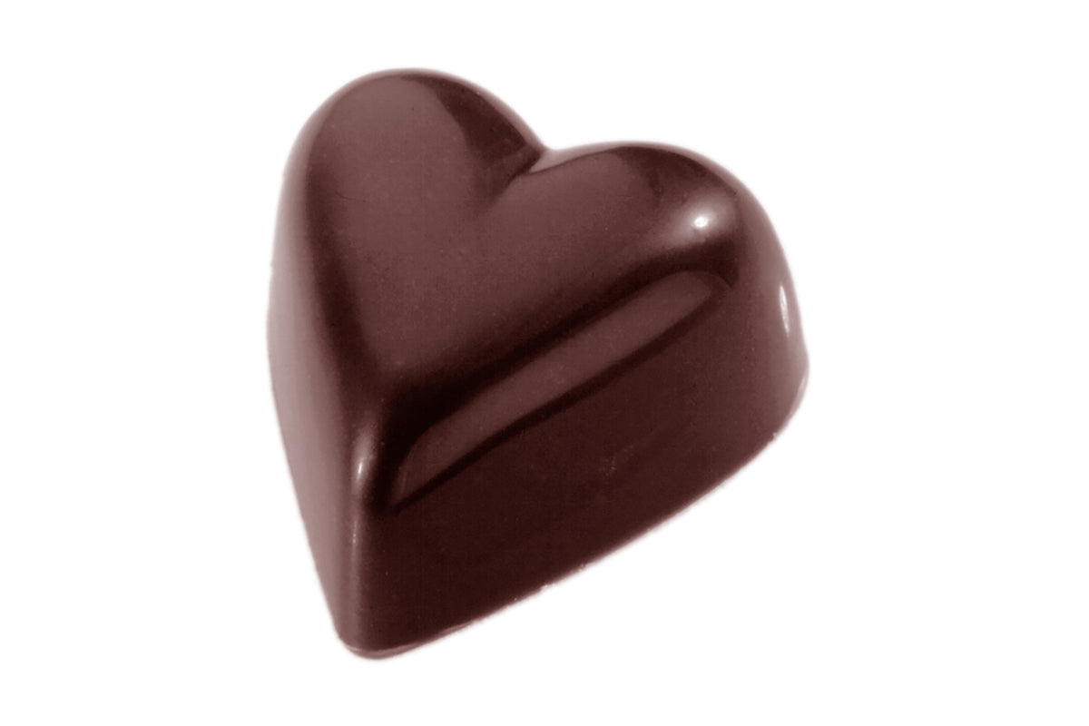 CW2473 - Chocolate World - Chocolate Heart Polycarbonate Mould