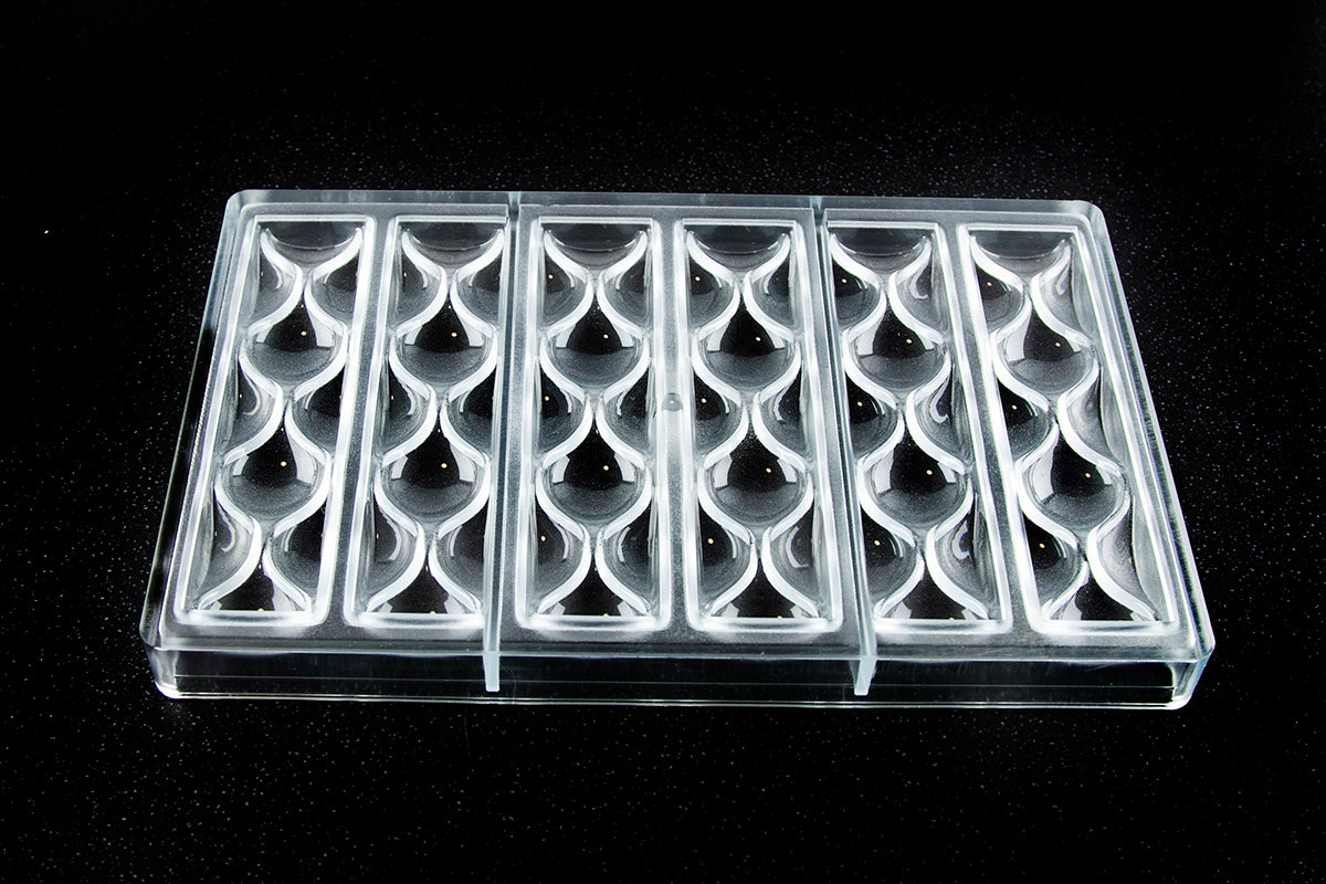 CW2488 - Chocolate World - Curved Bar - Frank Haasnoot Polycarbonate Mould