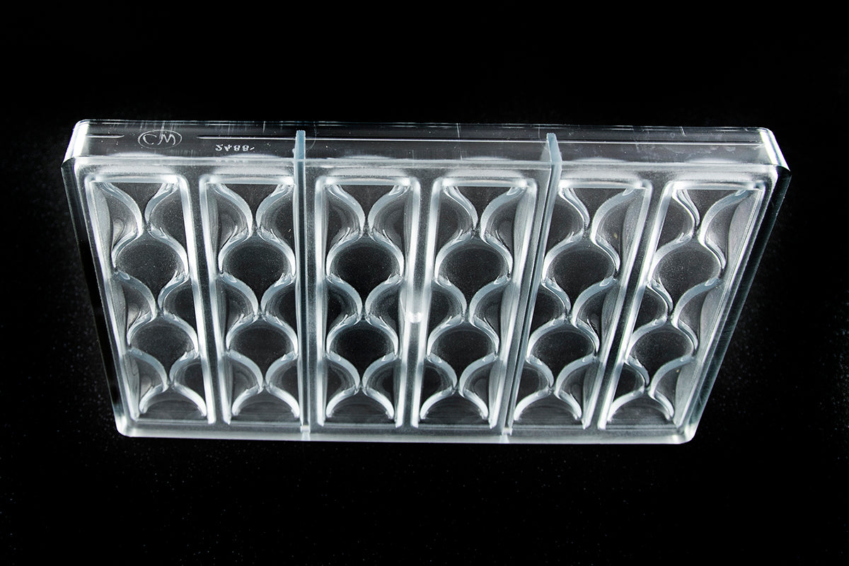 CW2488 - Chocolate World - Curved Bar - Frank Haasnoot Polycarbonate Mould