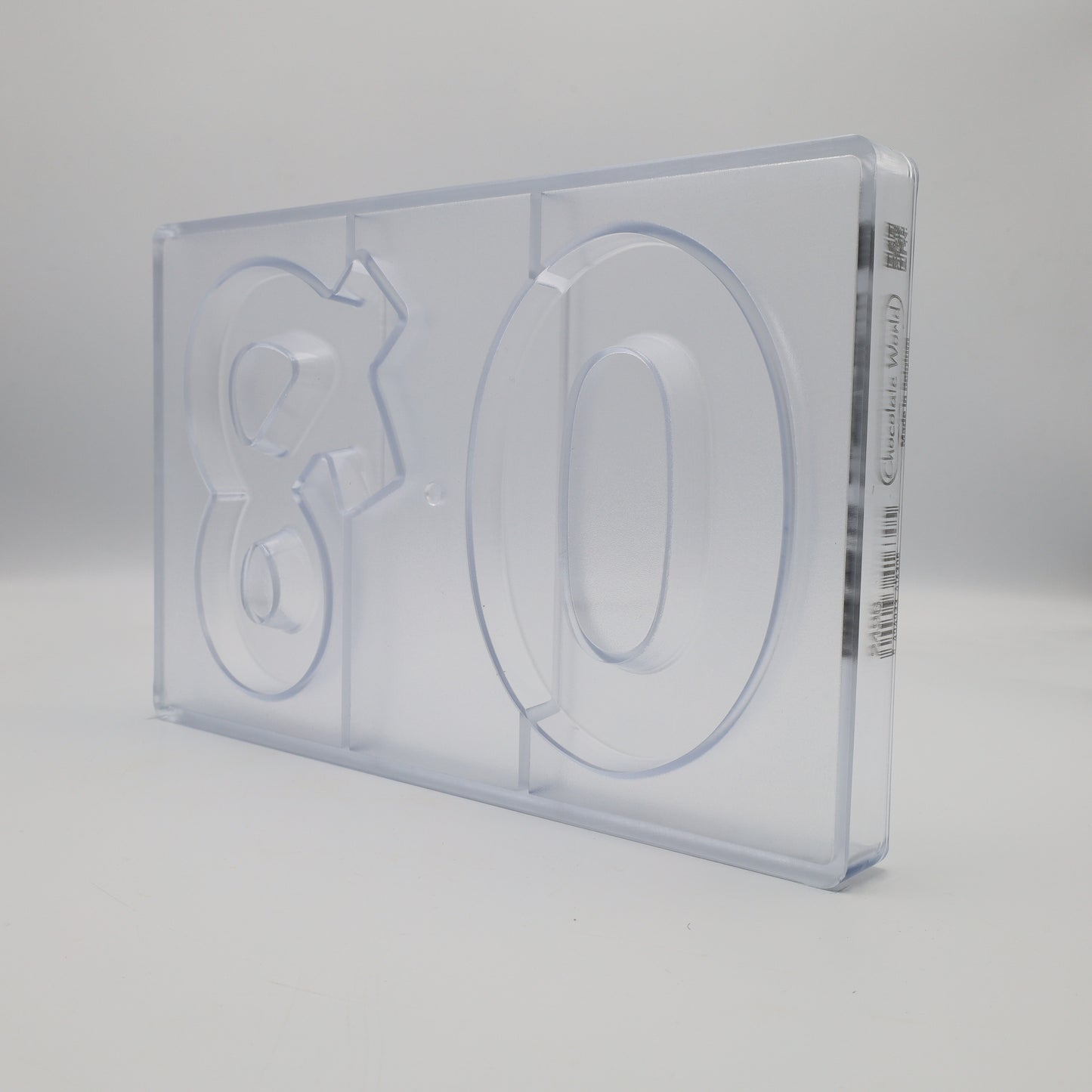 CW2496 - Chocolate World - Number 0 And & Polycarbonate Mould