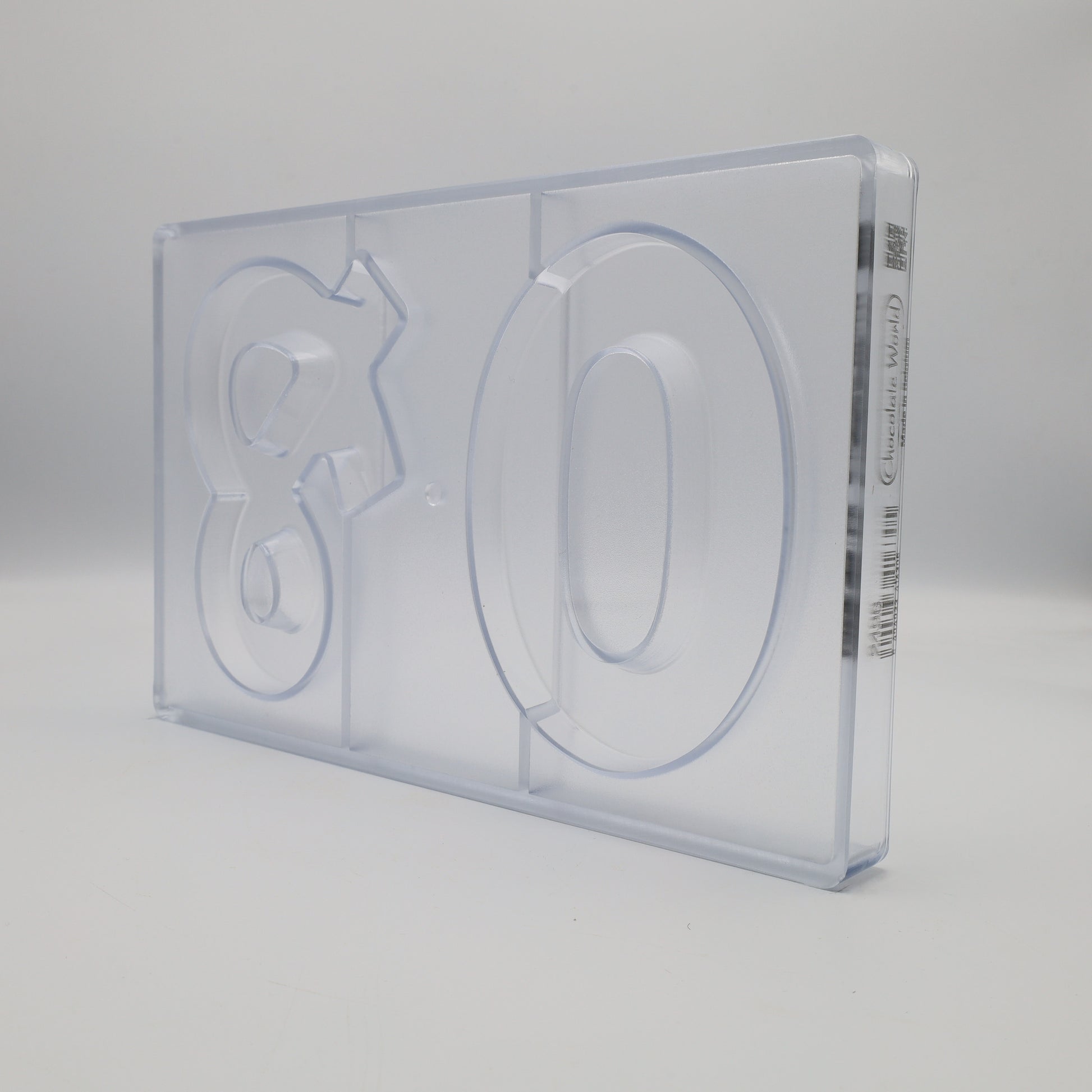 CW2496 - Chocolate World - Number 0 And & Polycarbonate Mould