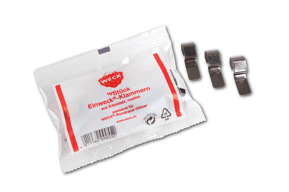 Pack Of 12 WECK Einweck Replacement Clips for Jars