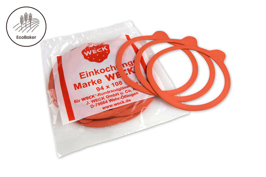 WECK Natural Rubber Seals - For 100mm Lids