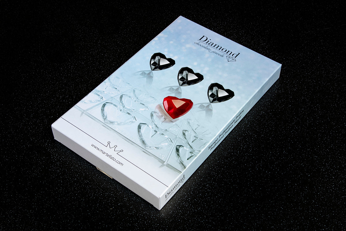 MA1993 - Martellato - Diamond Heart Polycarbonate Mould