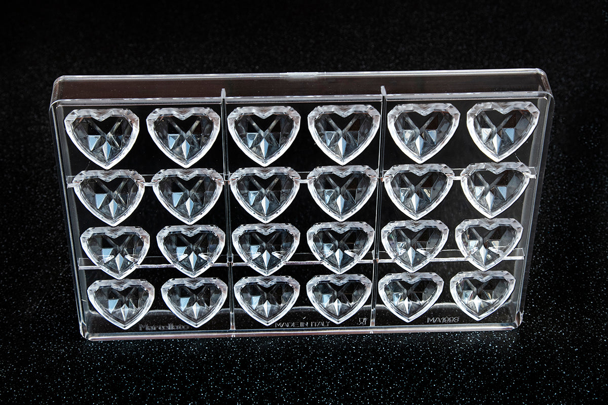 MA1993 - Martellato - Diamond Heart Polycarbonate Mould