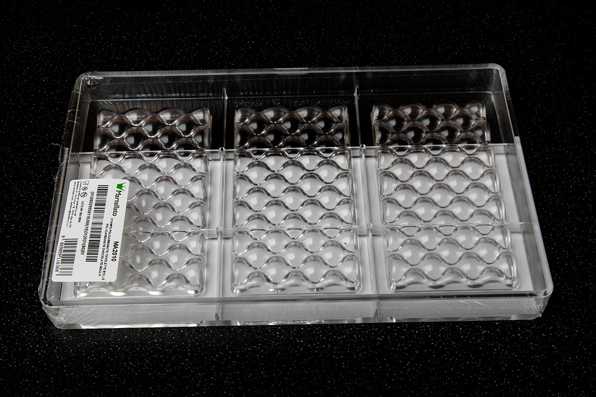 MA2010 - Martellato - Bubble Bar Polycarbonate Chocolate Mould