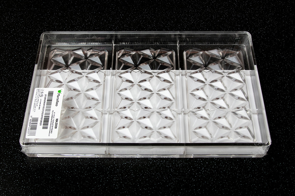 MA2020 - Martellato - Mini Quilted Bar Polycarbonate Chocolate Mould