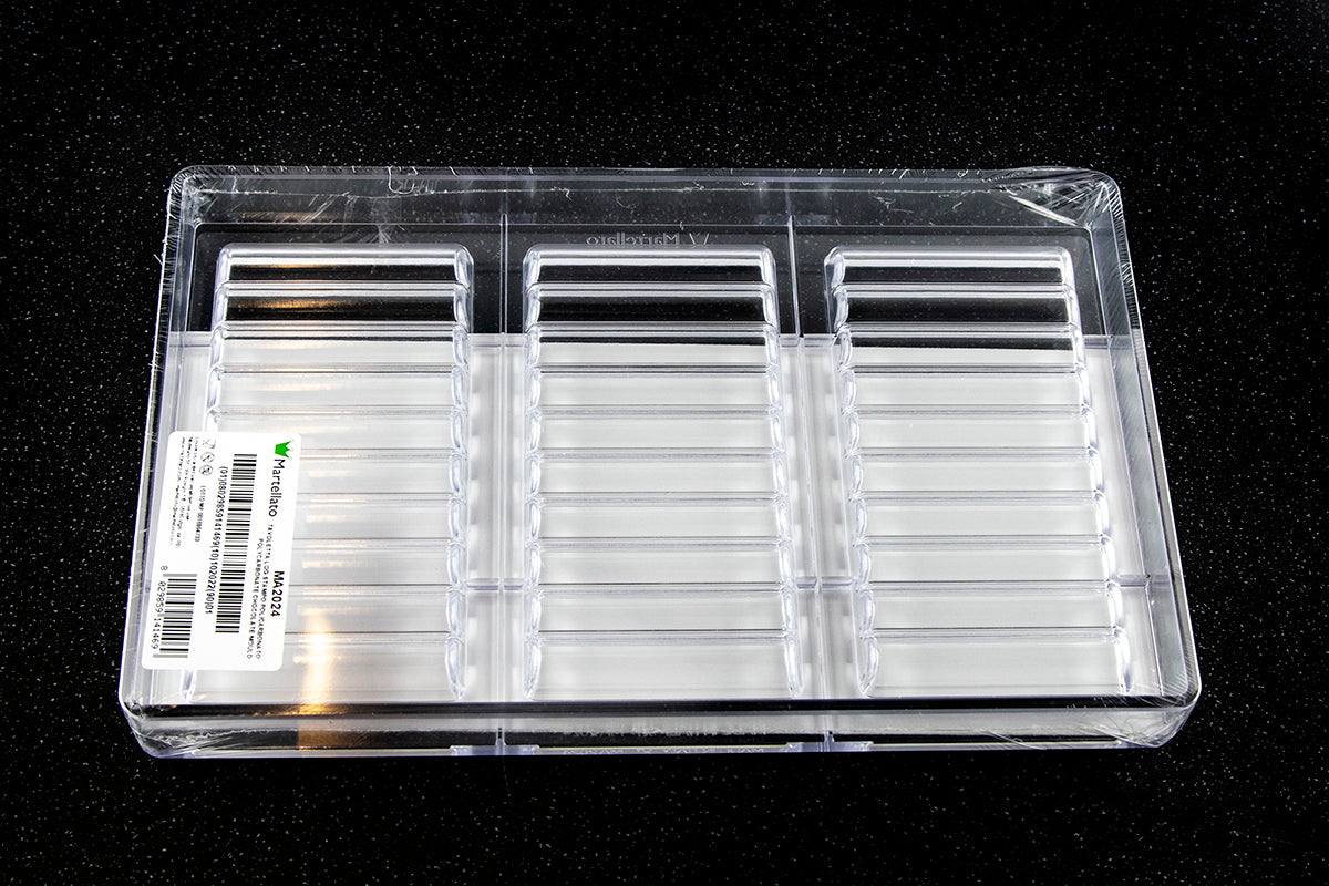 MA2024 - Martellato - Log Bar Polycarbonate Chocolate  Mould