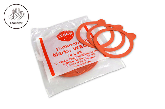 WECK Natural Rubber Seals - For 80mm Lids
