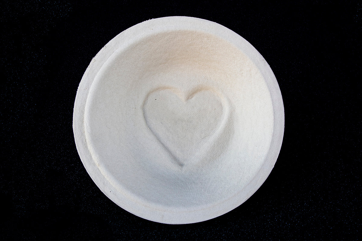 Round Banneton - Heart Pattern - 750g - 1kg Dough Weight
