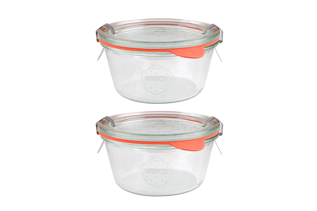 2x WECK® 740 - 290ml Mold Glass Jar