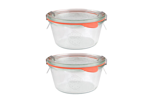 2x WECK® 740 - 290ml Mold Glass Jar