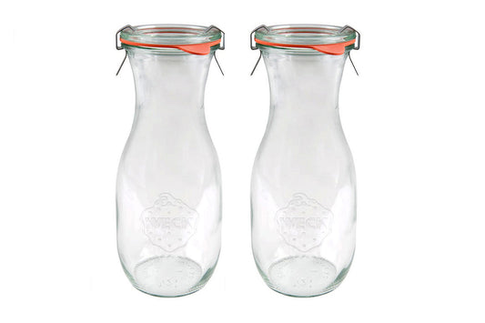 2x WECK® 764 - 530ml Juice Glass Jar