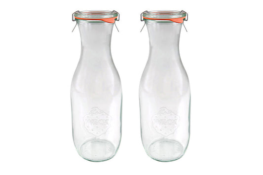 2x WECK® 766 - 1062ml Juice Glass Jar