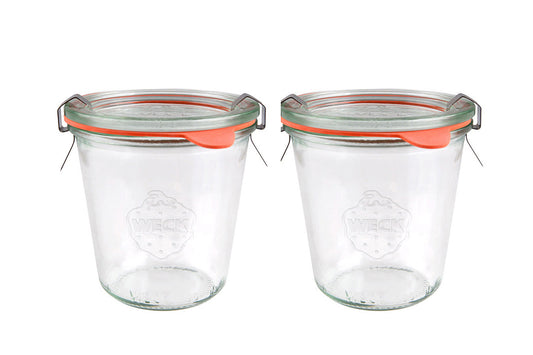2x WECK® 900 - 290ml Mold Glass Jar