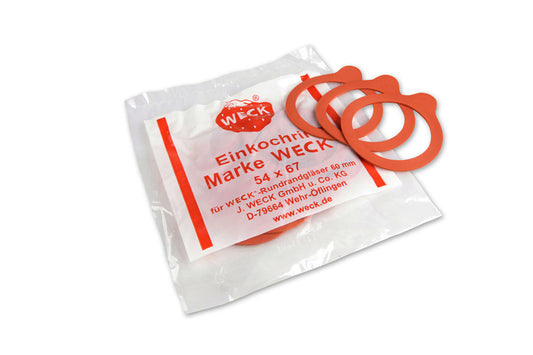 WECK Natural Rubber Seals  - for 60mm Lids
