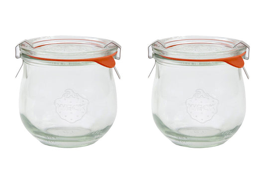 2x WECK® 746 - 370ml Mold Glass Jar