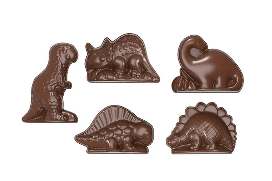 CW1346 - Chocolate World - 10g Dinosaur (5 Figures) Polycarbonate Mould